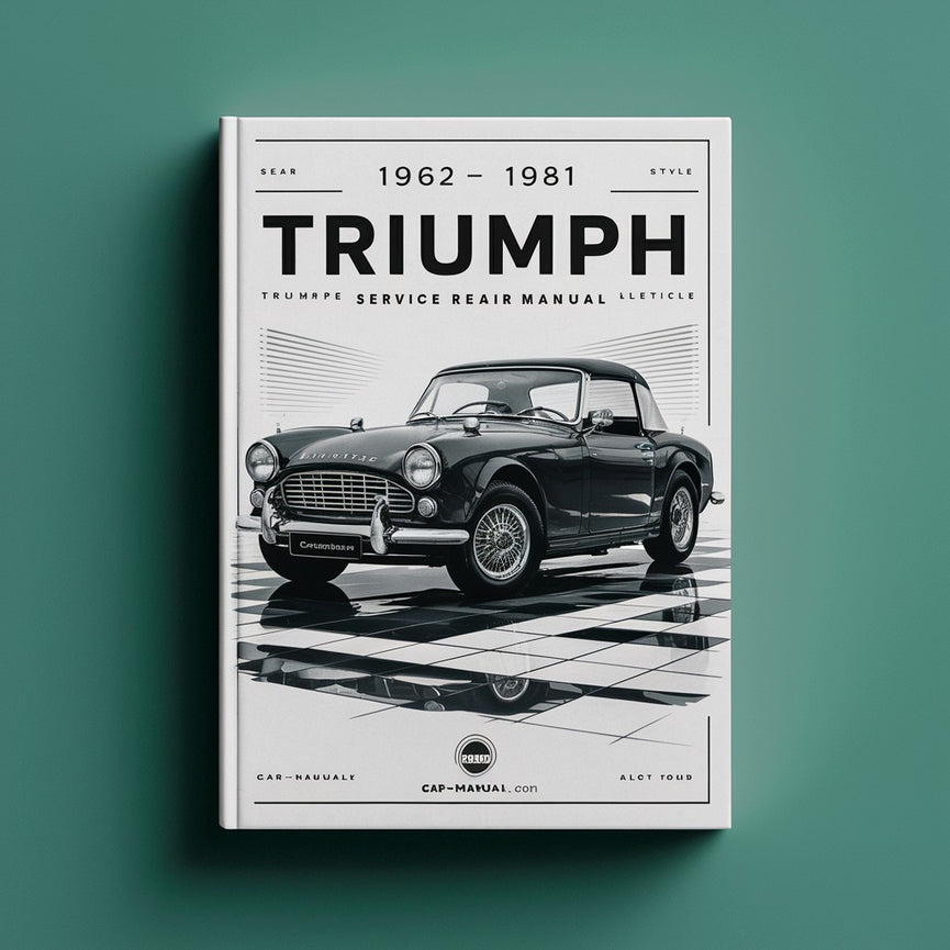 Descargar Manual de servicio de reparación Triumph Spitfire 1962 - 1981 en PDF