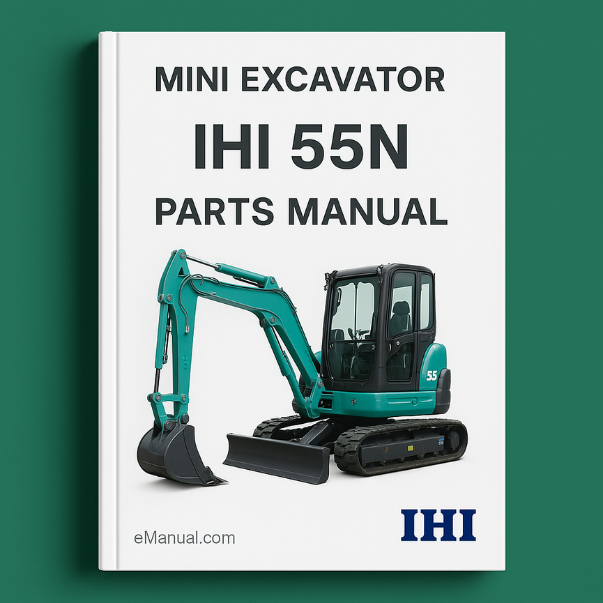 IHI 55N Parts Manual Mini Excavator