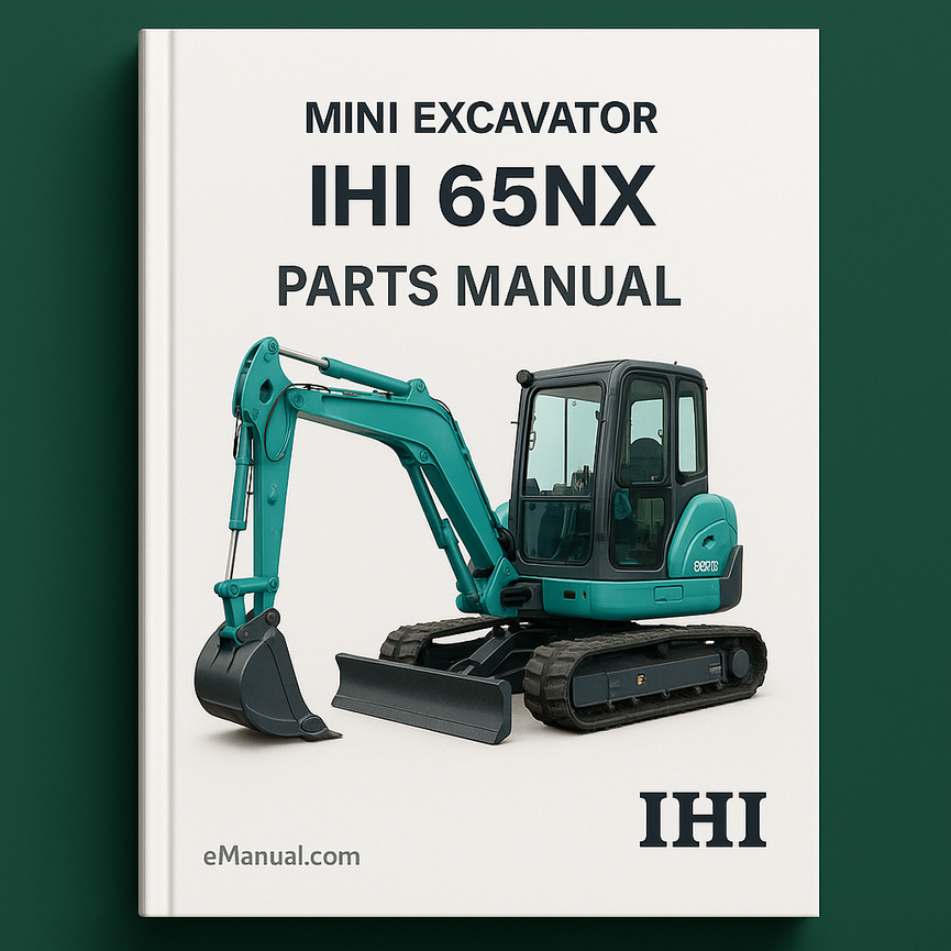 IHI 65NX Parts Manual Mini Excavator