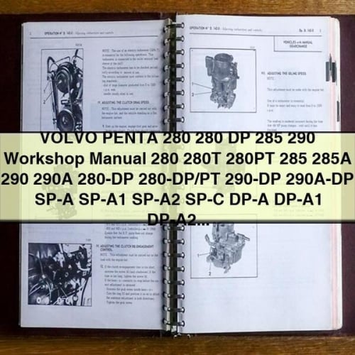 VOLVO PENTA 280 280 DP 285 290 Workshop Manual 280 280T 280PT 285 285A 290 290A 280-DP 280-DP/PT 290-DP 290A-DP SP-A SP-A1 SP-A2 SP-C DP-A DP-A1 DP-A2 DP-B DP-B1 DP-C and DP-C1 PDF Download