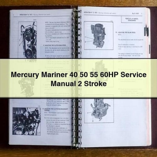 Mercury Mariner 40 50 55 60 PS Servicehandbuch 2-Takt PDF-Download