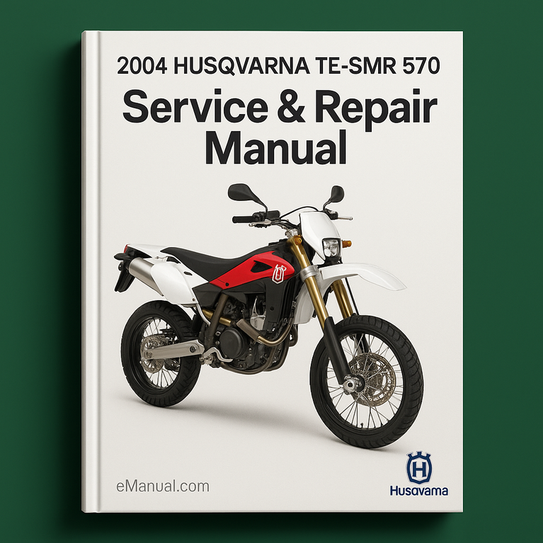 2004 Husqvarna TE-SMR 570 Motorcycle Service Repair Manual
