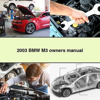 2003 BMW M3 owners Manual PDF Download