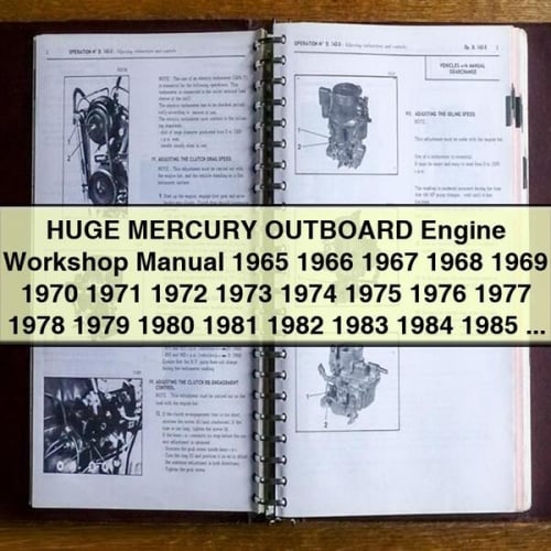 RIESIGES MERCURY-Außenbordmotor-Werkstatthandbuch 1965 1966 1967 1968 1969 1970 1971 1972 1973 1974 1975 1976 1977 1978 1979 1980 1981 1982 1983 1984 1985 1986 1987 1988 1989 Motoren 45 50 60 65 70 75 PDF-Download