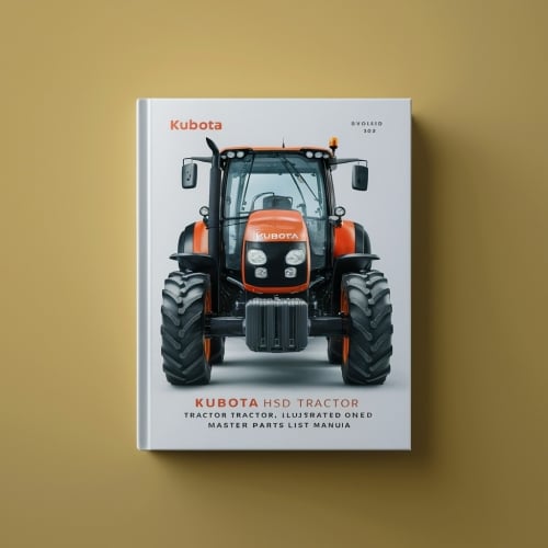 Manual de lista maestra ilustrada de piezas del tractor Kubota B7510HSD