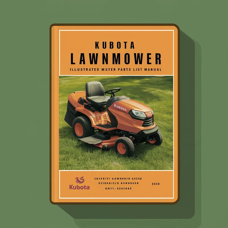 Kubota G4200 Lawnmower Illustrated Master Parts List Manual PDF Download