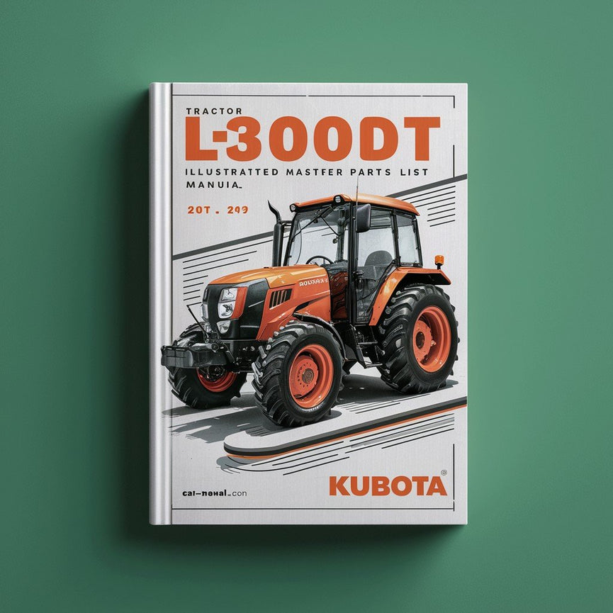 Illustriertes Handbuch für die Hauptersatzteilliste des Traktors Kubota L3000DT, PDF-Download