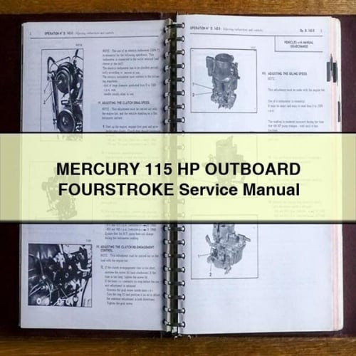 MERCURY 115 HP OUTBOARD FOURSTROKE Service Repair Manual PDF Download