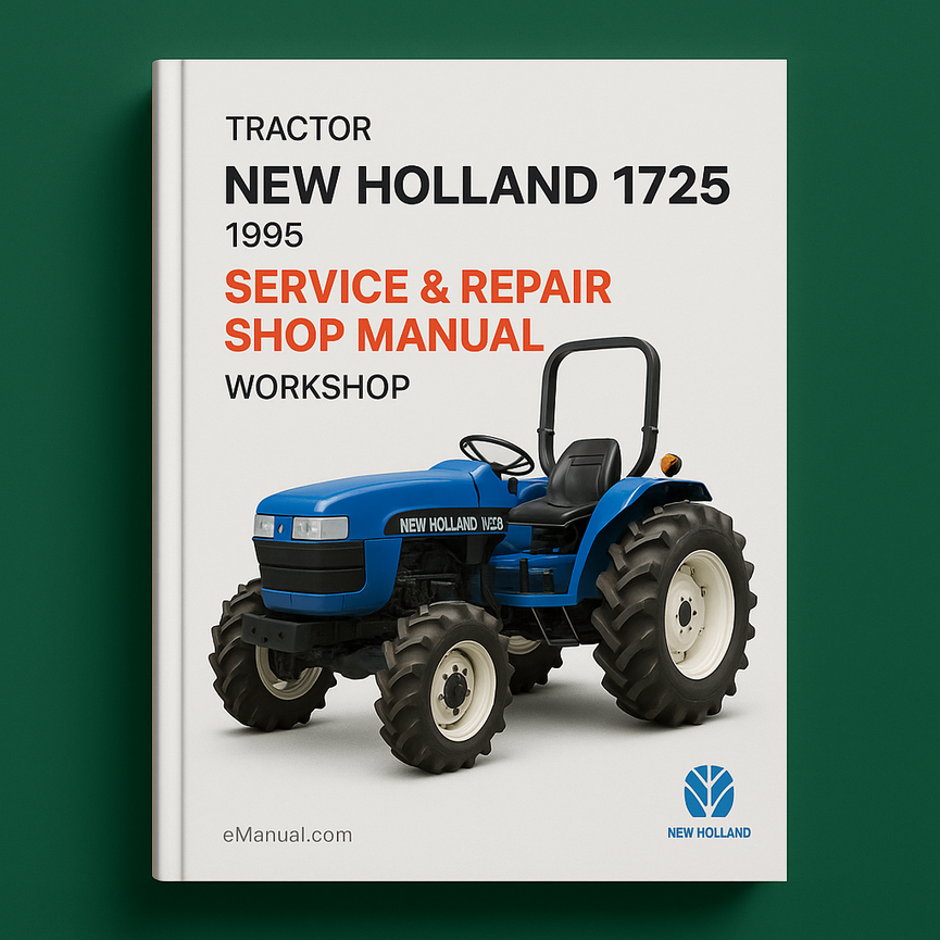 New Holland 1725 1925 Tractor Service Repair Shop Manual Workshop