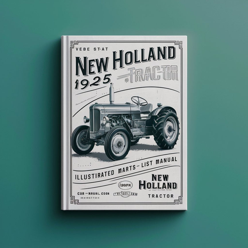 New Holland 1925 Traktor - Illustriertes Haupthandbuch mit Ersatzteilliste