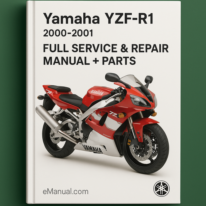 Yamaha YZF R1 2000-2001 Full Service Repair Manual + Parts