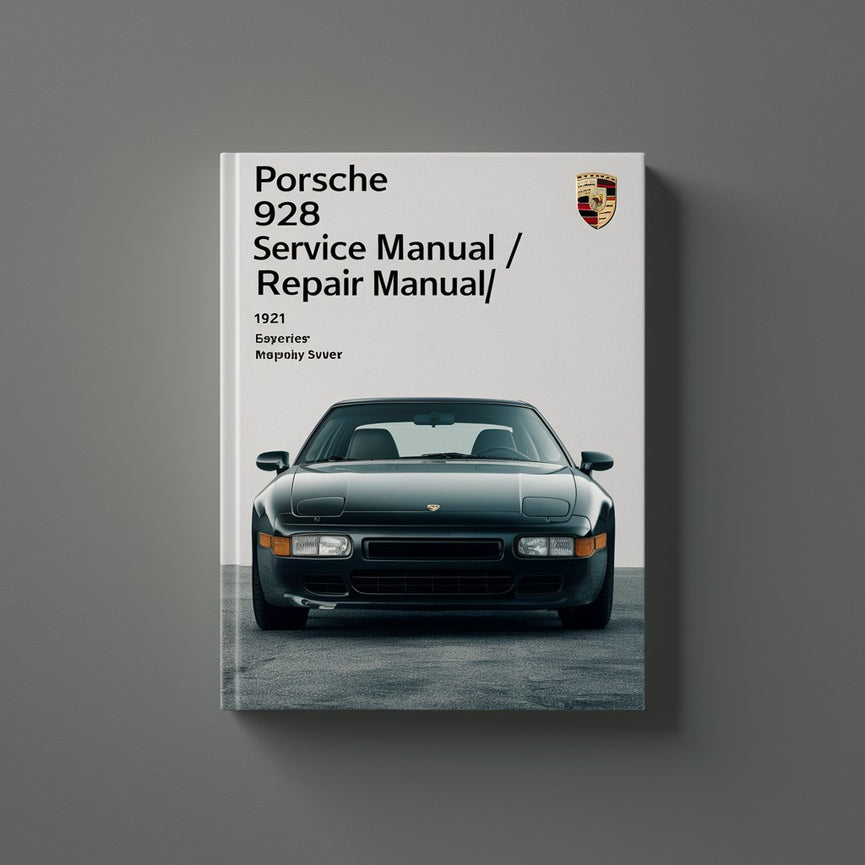 Porsche 928 Servicehandbuch / Reparaturhandbuch PDF-Download