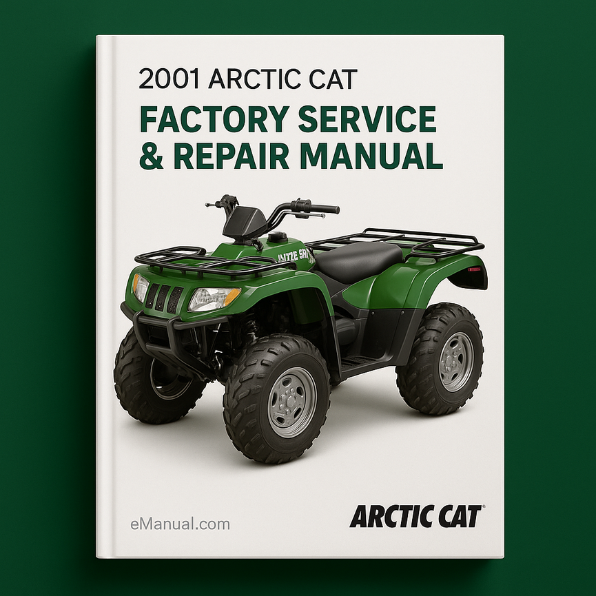 2001 Arctic Cat ATV Factory Service Repair Manual