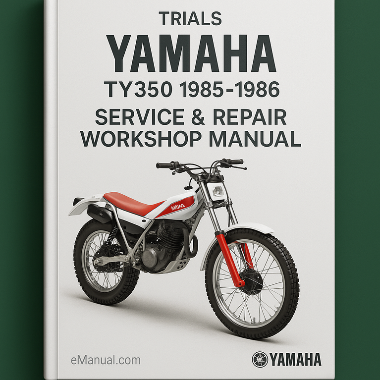 Now Yamaha TY350 TY 350 Trials 1985 1986 Service Repair Workshop Manual