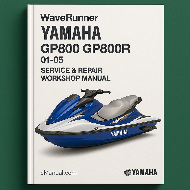 Now Yamaha WaveRunner Wave Runner GP800 GP 800 GP800R 01-05 Service Repair Workshop Manual