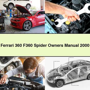 Ferrari 360 F360 Spider Owners Manual 2000 PDF Download