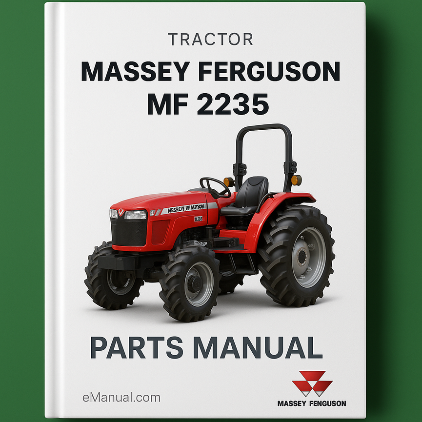 MASSEY FERGUSON MF 2235 Tractor Parts Manual