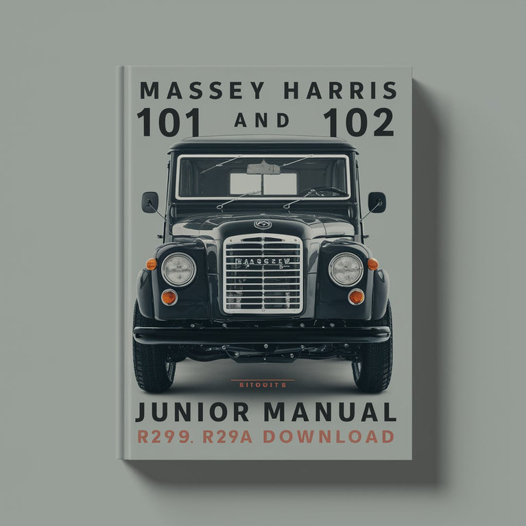 MASSEY HARRIS 101 And 102 JUNIOR Parts Manual R279A