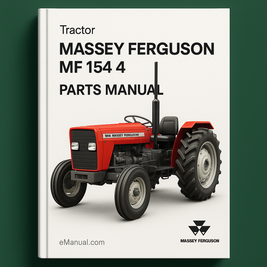 MASSEY FERGUSON MF 154 4 Tractor Parts Manual