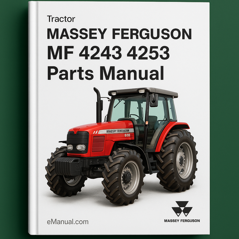 MASSEY FERGUSON MF 4243 4253 Tractor Parts Manual 653535M91