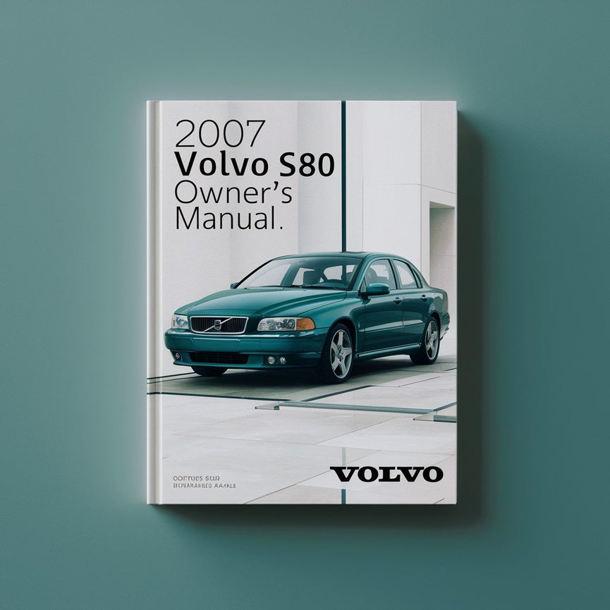 07 Volvo S80 2007 Owners Manual PDF Download
