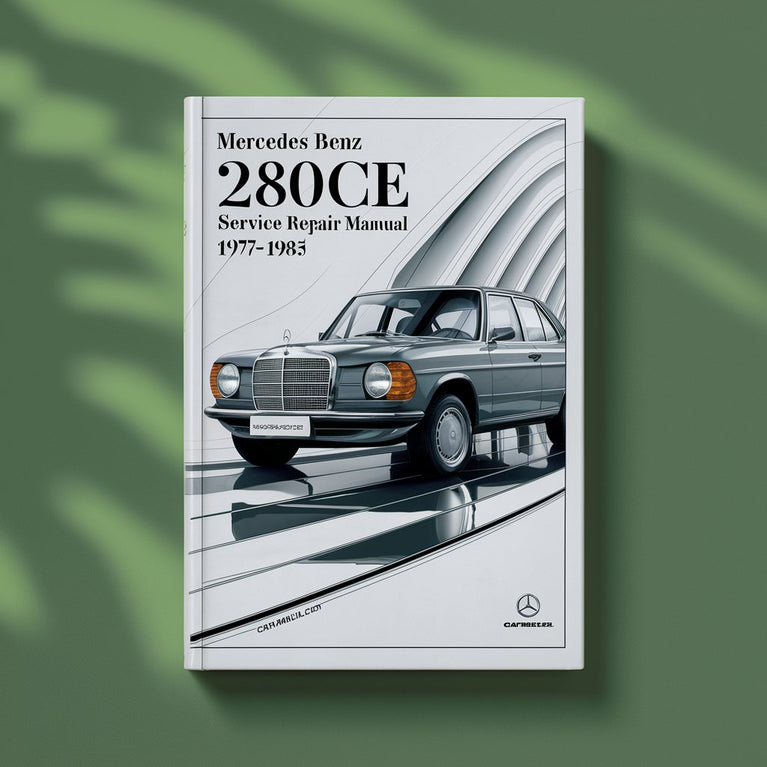 Mercedes Benz 280CE Servicehandbuch 1977-1985 PDF-Download