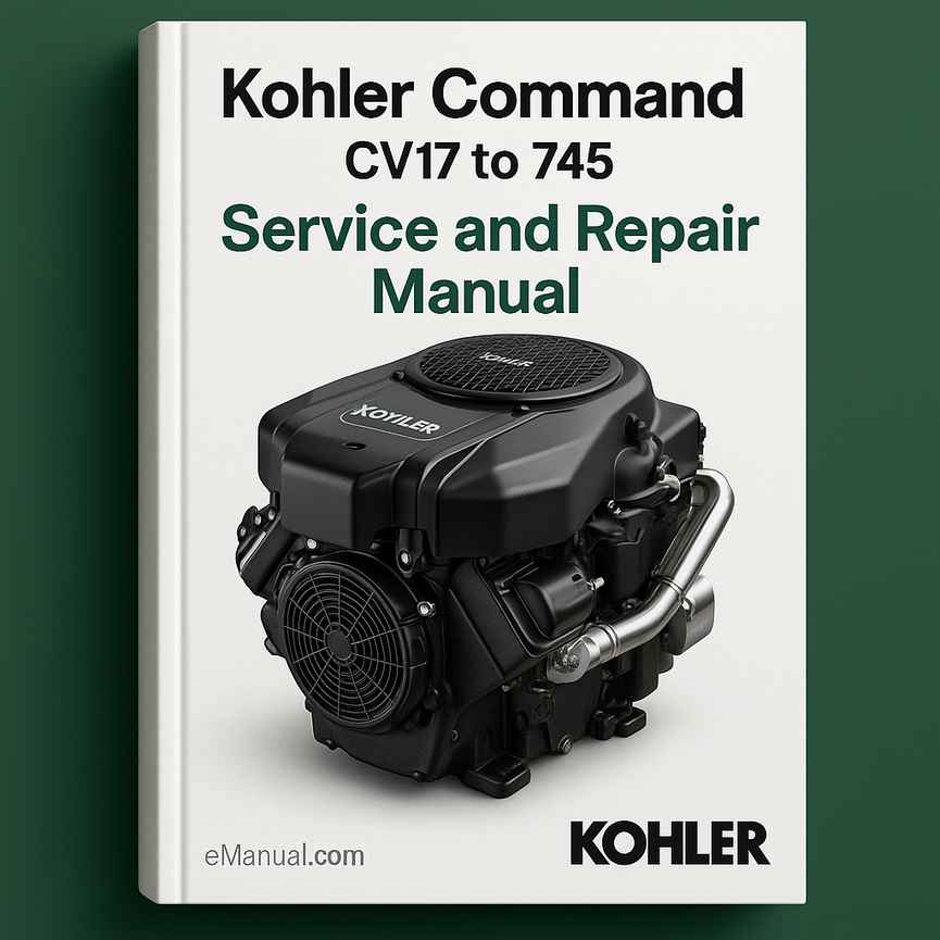 Kohler Command CV 17 to 745 engine Service and Repair Manual