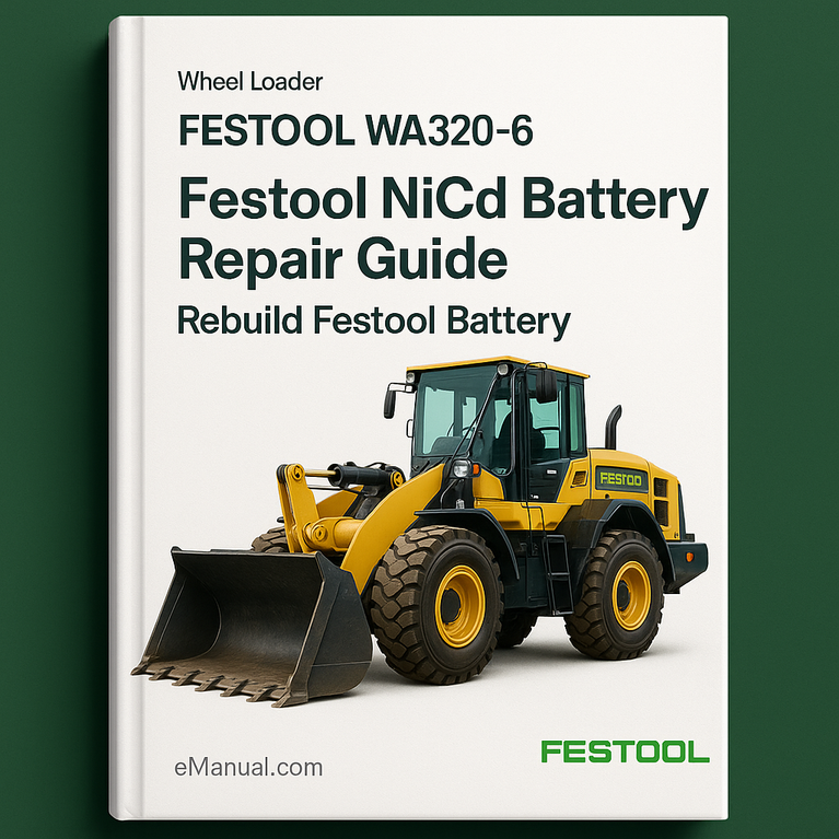 FesTool NiCd Battery Repair Guide Rebuild FesTool Battery