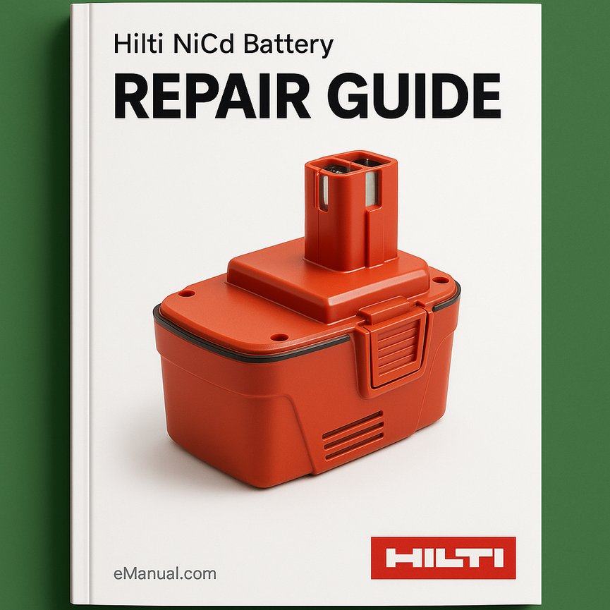 Hilti NiCd Battery Repair Guide Rebuild Hilti Battery