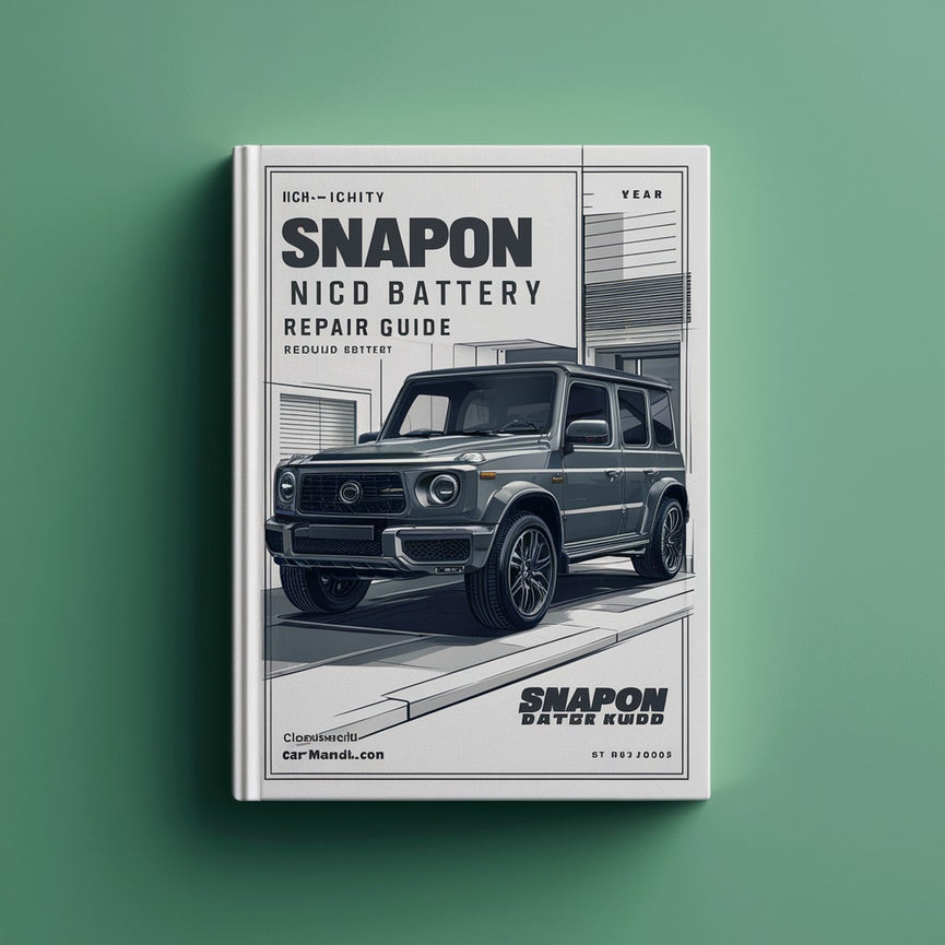 SnapOn NiCd Battery Repair Guide Rebuild SnapOn Battery