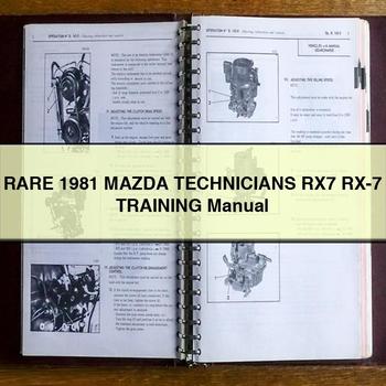 RARE 1981 Mazda TECHNICIANS RX7 RX-7 Training Manual