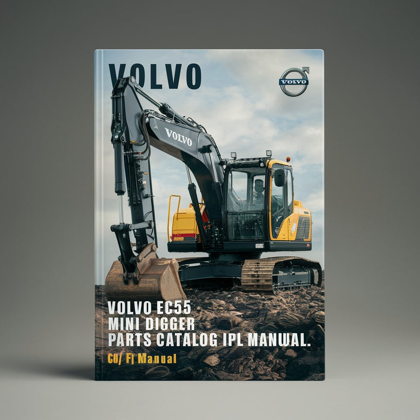 VOLVO EC55B Mini DIGGER Excavator Parts Catalog IPL Manual