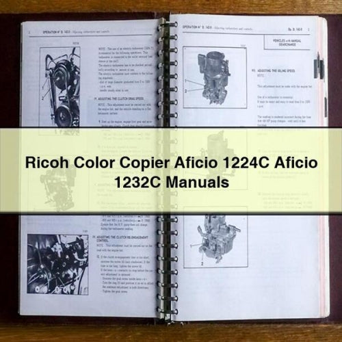 Ricoh Color Copier Aficio 1224C Aficio 1232C Manuals PDF Download