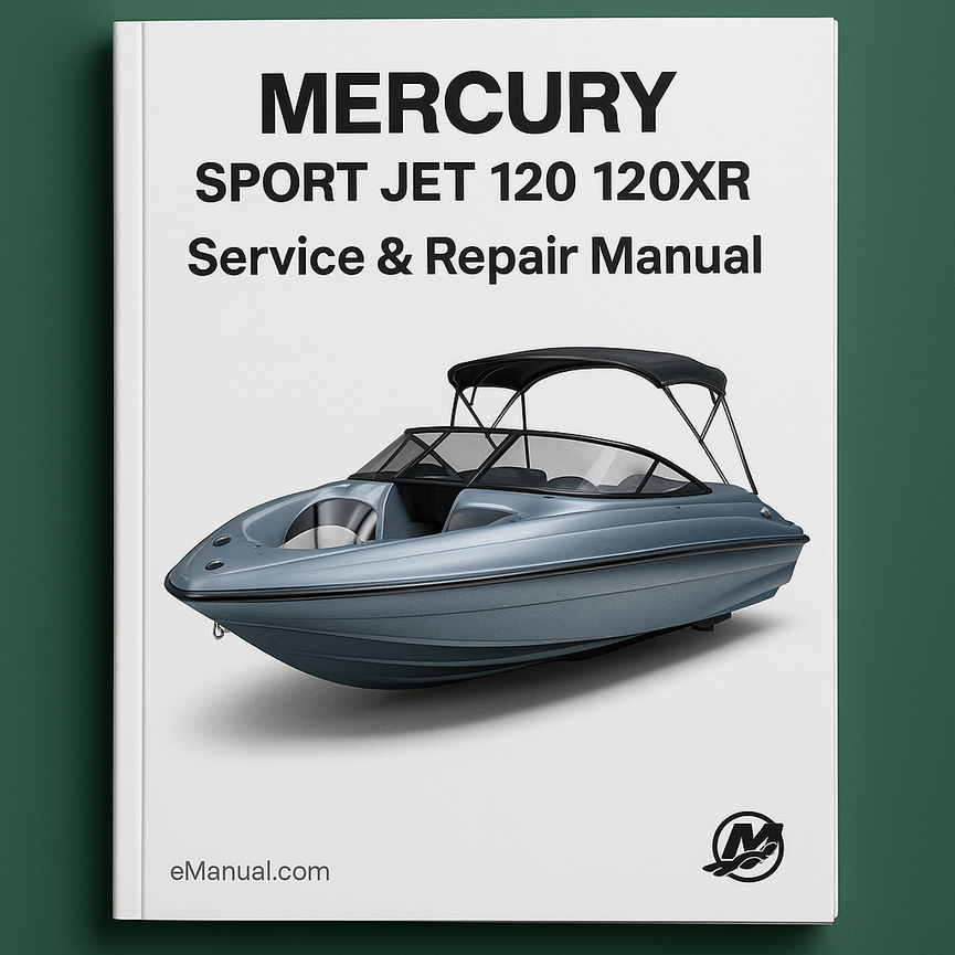 MERCURY SPORT JET 120 120XR Service Repair Manual