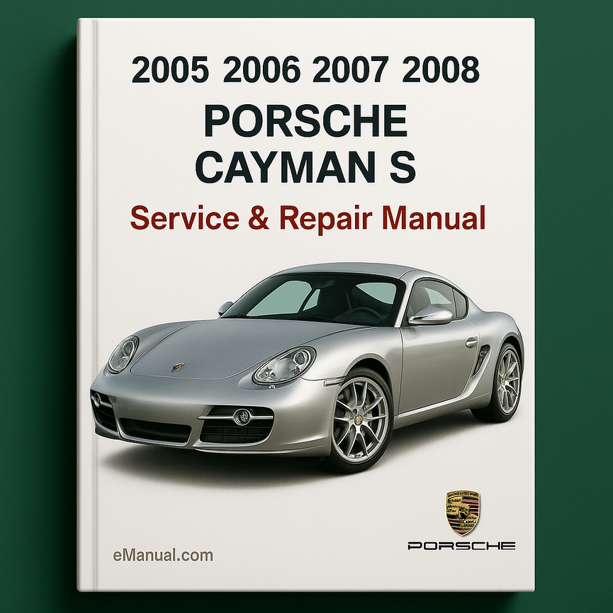 2005 2006 2007 2008 PORSCHE CAYMAN S Service Repair Manual