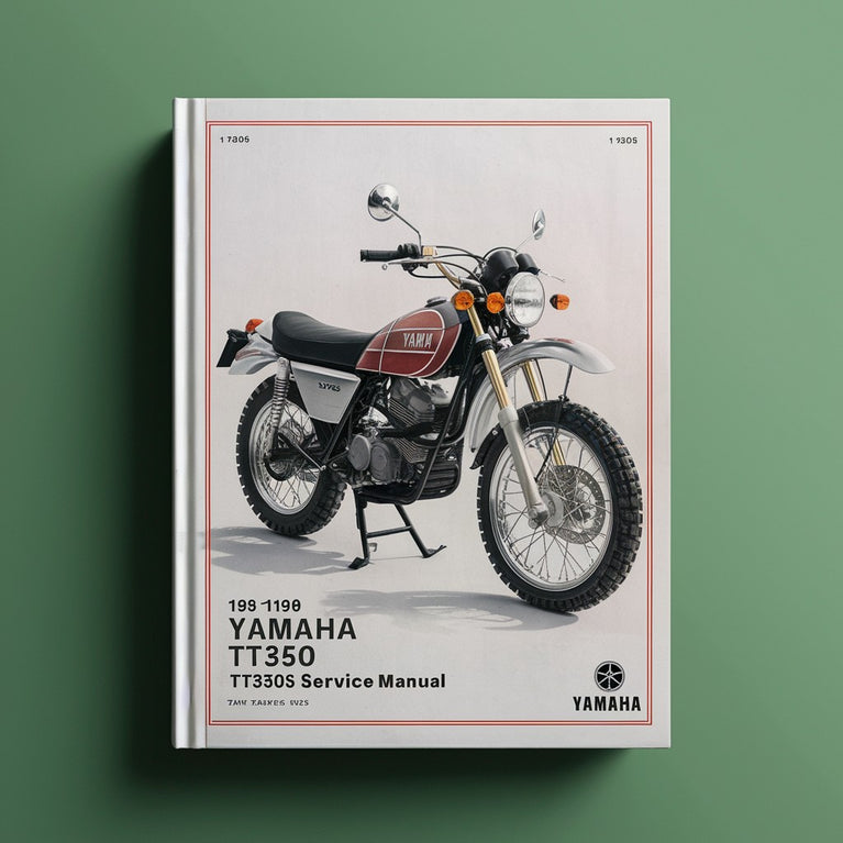 1985-1996 Yamaha TT350 TT350S Service Repair Manual