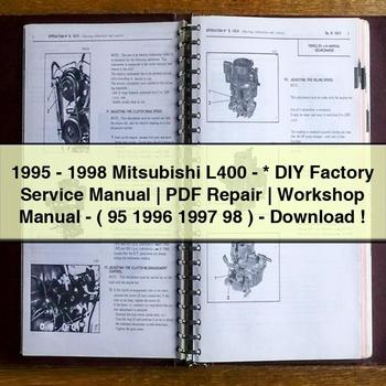 1995-1998 Mitsubishi L400-  DIY Factory Service Manual | Repair | Workshop Manual-( 95 1996 1997 98 )-