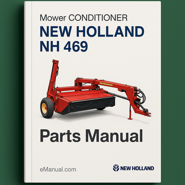 New Holland NH 469 Mower CONDITIONER Parts Manual 5046915NF