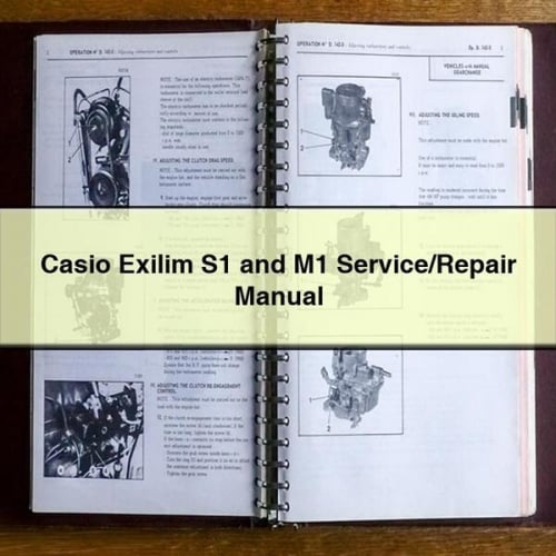 Casio Exilim S1 and M1 Service/Repair Manual PDF Download