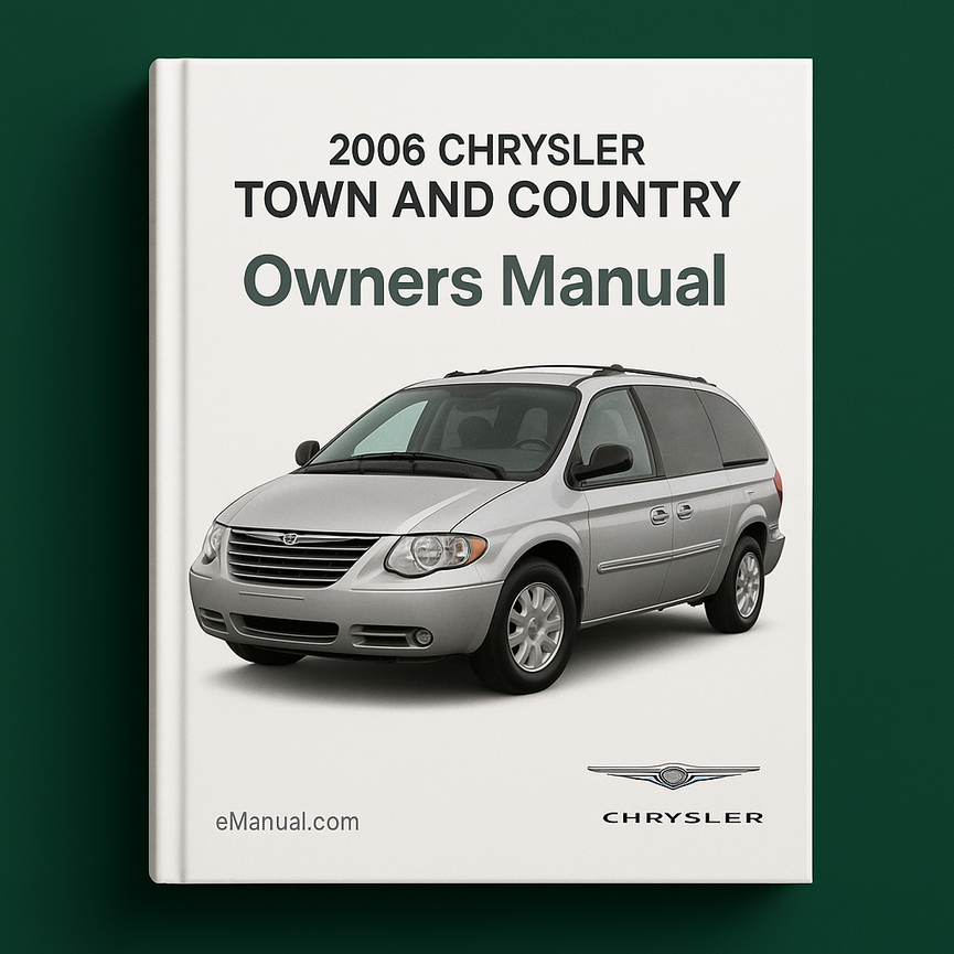 2006 Chrysler Town and Country Owners Manual
