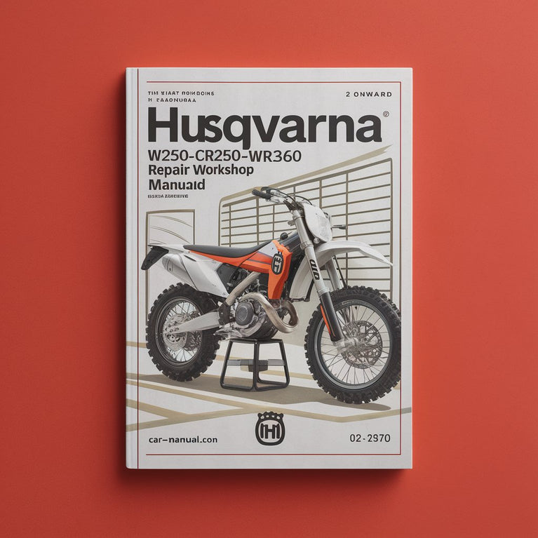 Husqvarna WR250-CR250-WR360 Repair Workshop Manual 02 Onward