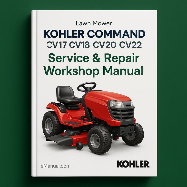 Kohler Command CV17 CV18 CV20 CV22 Service Repair Workshop Manual