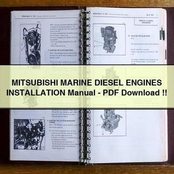 Mitsubushi Marine Diesel Engines INSTALLATION Manual-PDF