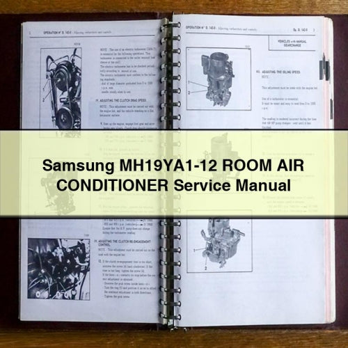 Samsung MH19YA1-12 ROOM AIR CONDITIONER Service Manual PDF Download