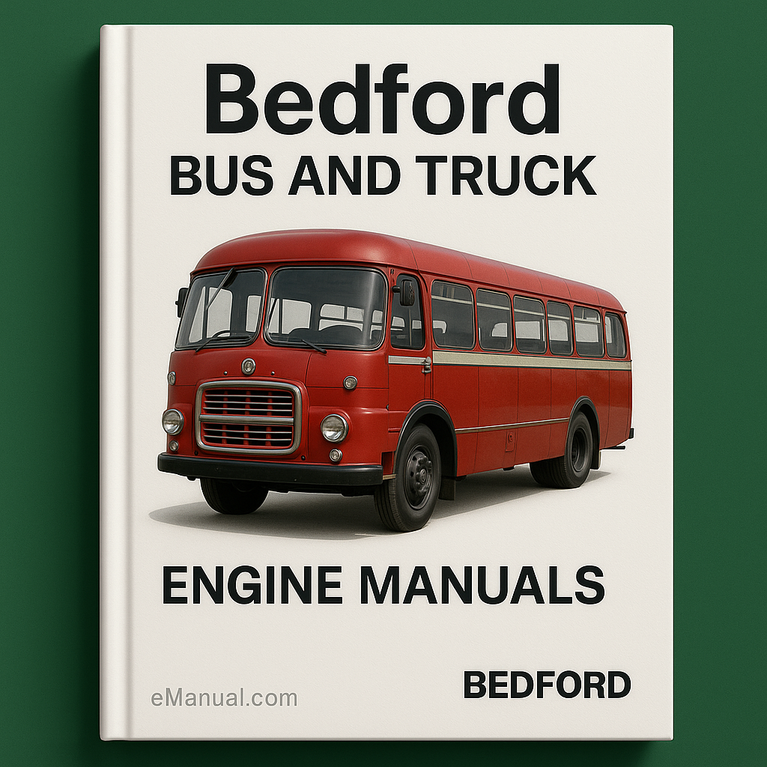 Bedford Buss and Truck engine Manuals