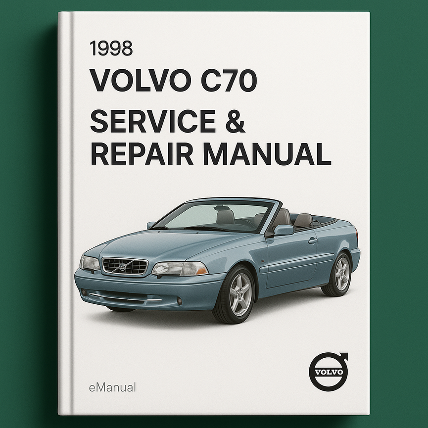 1998 Volvo C70 Service Repair Manual 98