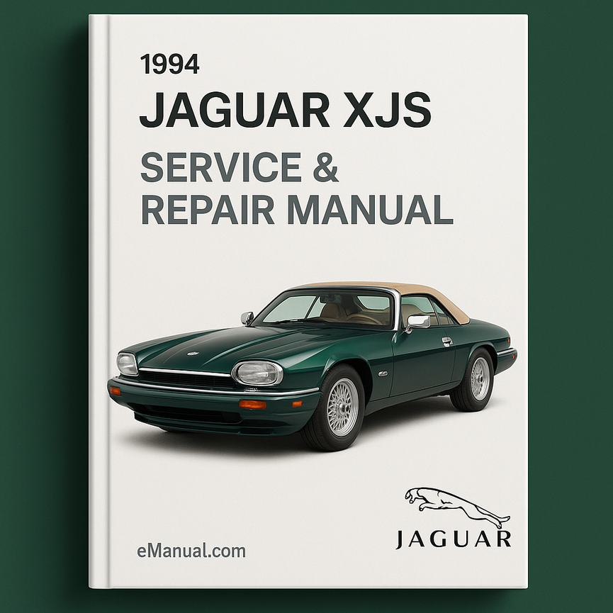 1994 Jaguar XJS Manual de reparación de servicio 94 Descargar PDF