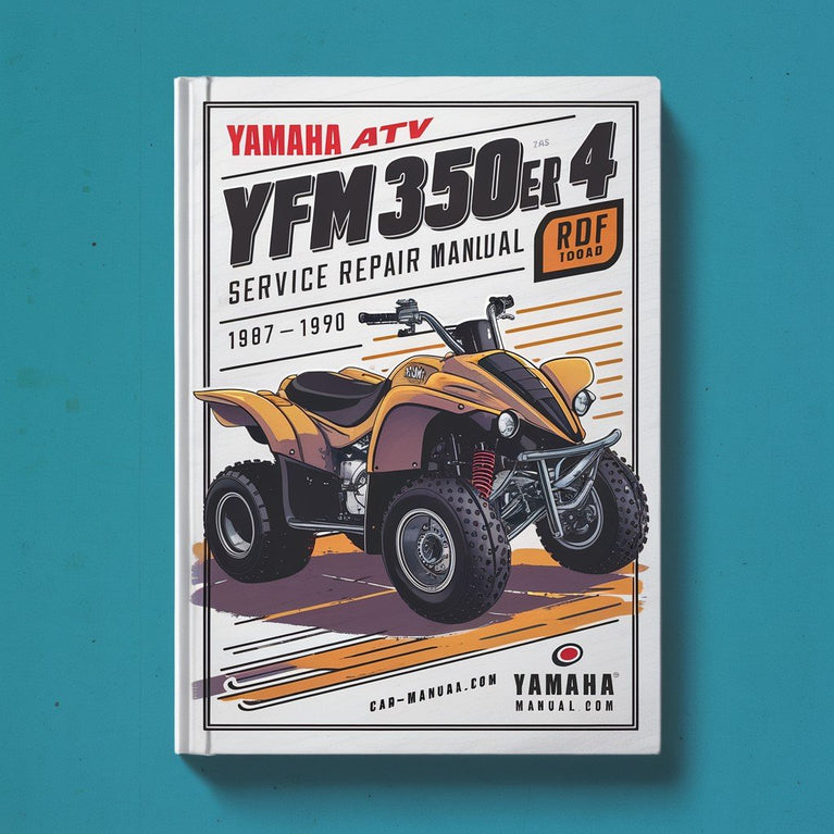 Yamaha ATV YFM350ER MOTO 4 Service Repair Manual 1987-1990