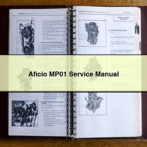 Aficio MP01 Service Manual PDF Download