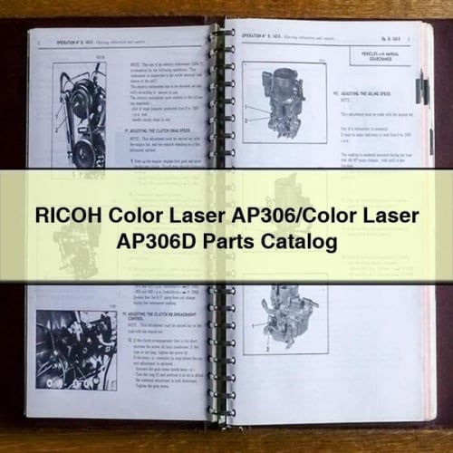 RICOH Color Laser AP306/Color Laser AP306D Parts Catalog